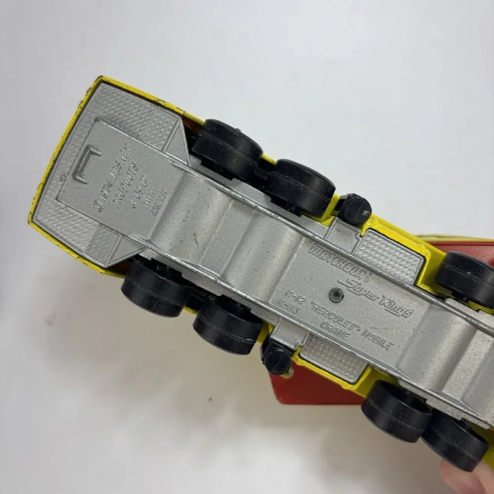 Vintage 70s Matchbox Lesney Super Kings Lot (3) Crane Car Recovery Transporter